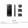 Insta360 X4 Air Cámara Deportiva 360° 8K con Reencuadre, Modo Lente Única 4K, HDR Activo, Selfie Stick Invisible, Impermeable 15m, Color Negro Grafito